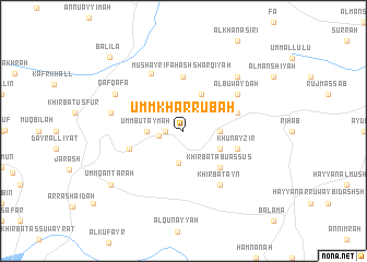 map of Umm Kharrūbah