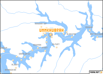 map of Umm Khubrah
