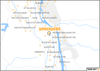 map of Umm Khunān