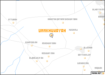 map of Umm Khuwayah