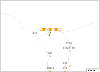 map of Umm Kowaro