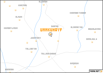 map of Umm Kuhayf