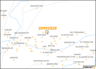 map of Umm Kusūr