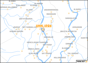 map of Umm Līrah