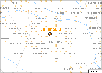 map of Umm Madlij