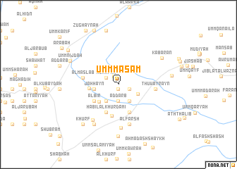 map of Umm Maş‘ām