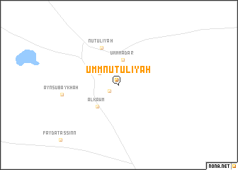 map of Umm Nuţūlīyah