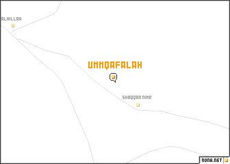 map of Umm Qafalah