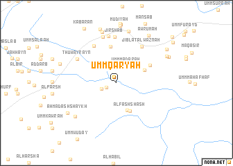 map of Umm Qaryah