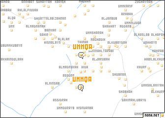 map of Umm Qā‘