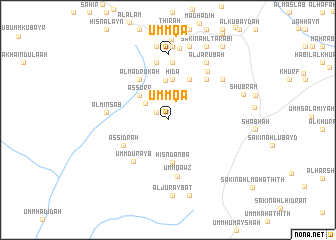 map of Umm Qā‘