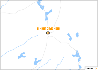 map of Umm Raḑamah