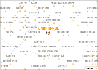 map of Umm Raffūl