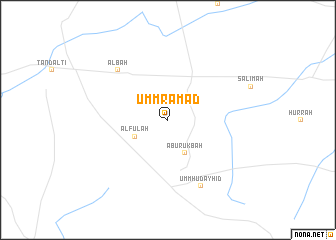 map of Umm Ramād
