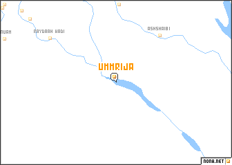 map of Umm Rijā‘