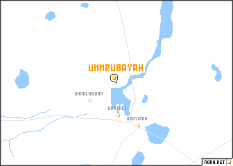 map of Umm Rubay‘ah