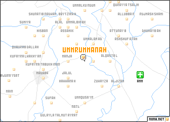 map of Umm Rummānah