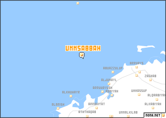 map of Umm Şabbāh