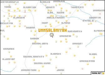map of Umm Salāmīyah