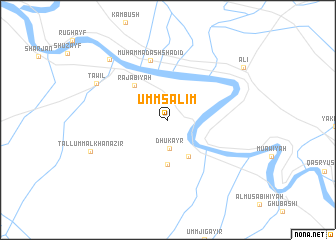 map of Umm Salīm