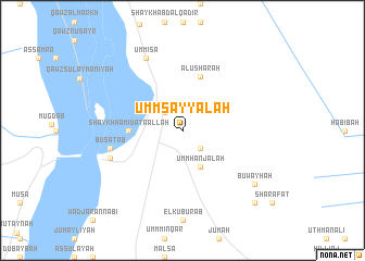 map of Umm Sayyālah