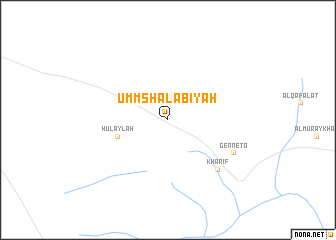 map of Umm Shalabīyah