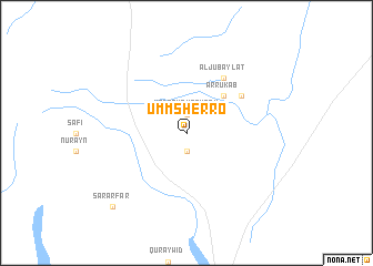 map of Umm Sherro