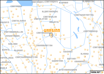 map of Umm Sinn