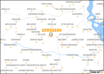 map of Umm Sūsah