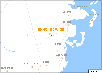 map of Umm Suwayjah