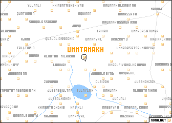 map of Umm Ţamākh