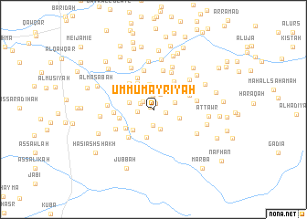 map of Umm Umayrīyah