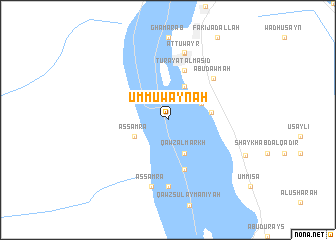 map of Umm ‘Uwaynah