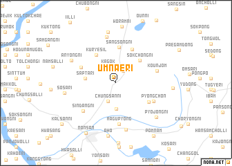 map of Ŭmnae-ri