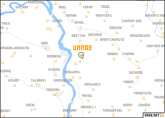 map of Ŭmnae