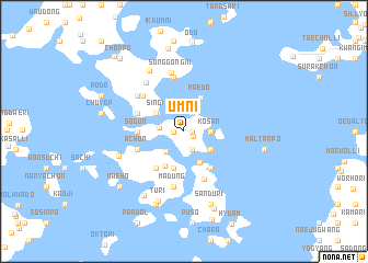 map of Ŭm-ni