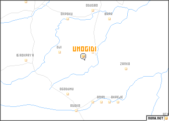 map of Umogidi