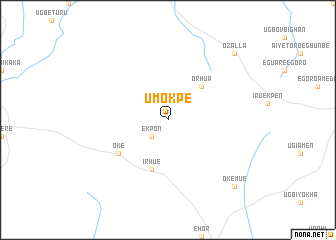 map of Umokpe