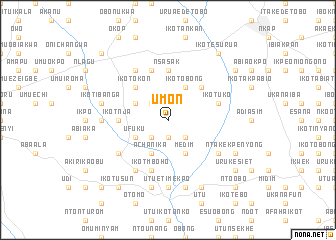 map of Umon