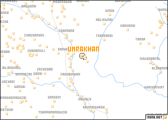 map of Umra Khān