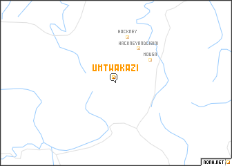 map of Umtwakazi