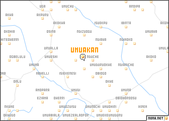 map of Umu Akan