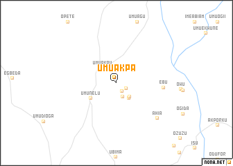map of Umu Akpa