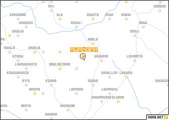 map of Umuakwu