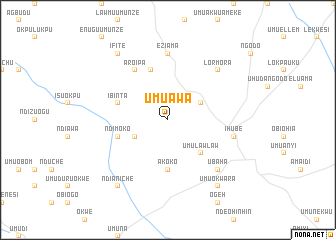 map of Umu Awa