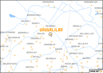 map of Umudalılar