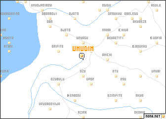 map of Umudim