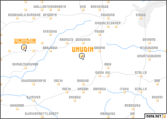 map of Umudim
