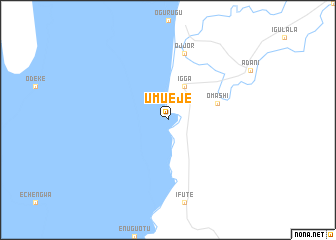 map of Umueje