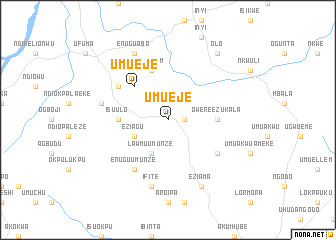 map of Umueje